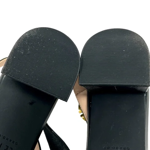 Cole Haan women's Go-To Slingback black leather point toe heels size 5 - Picture 11 of 12